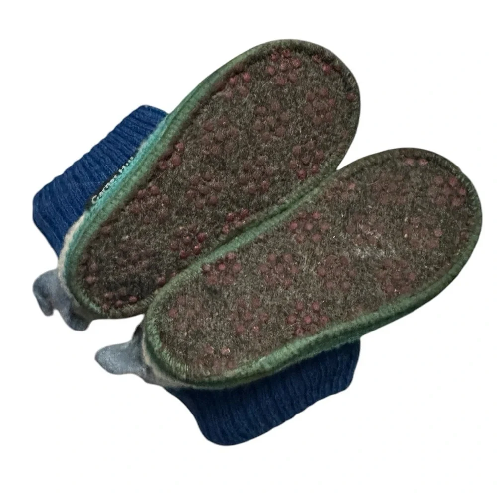 Garnet Hill Blue Shark Kids Slippers